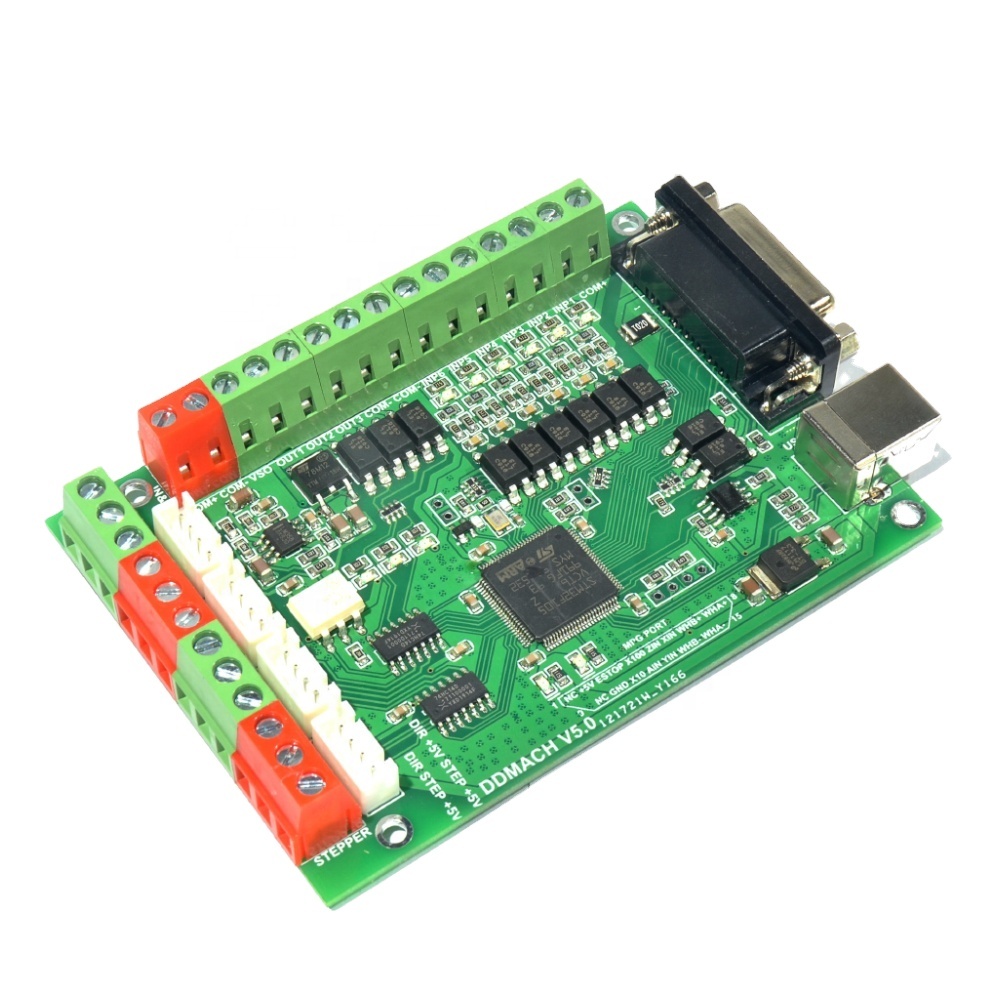 Цифровой мечта ddmach V5.0 4 оси 125 кГц Mach 3 ЧПУ контроллер движения с usb-связь набор «сделай сам» для маршрутизатор/фрезерные станки