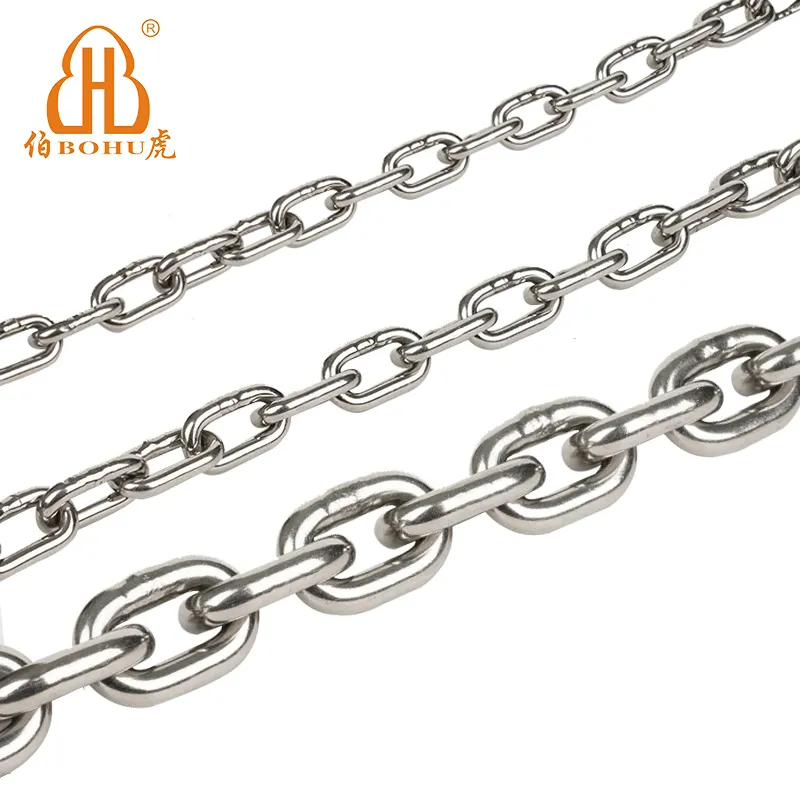 Stainless Chain BOHU Stainless Steel Curb Chain Stainless Chain 316l Stainless Steel Chain