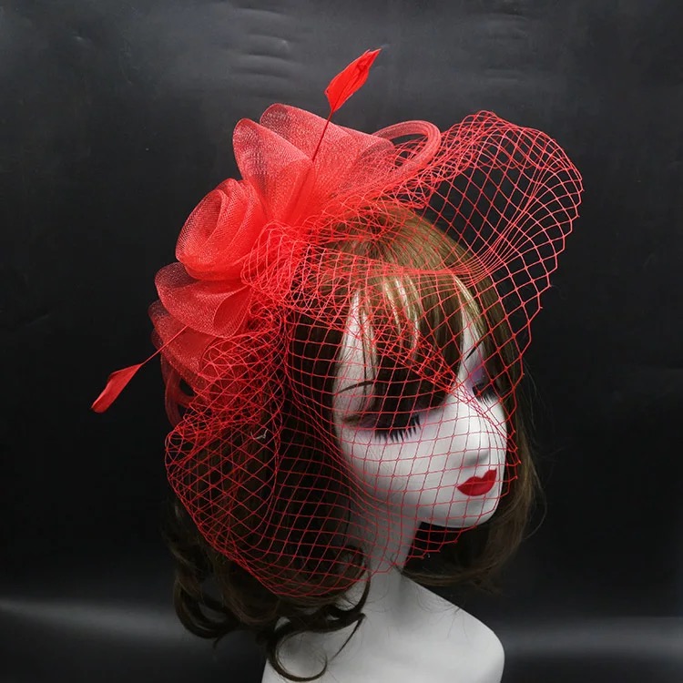 Для женщин Мода заколки для волос цветок элегантный Fascinators партии Британский Австралия Дамская мода элегантный race чай партии Винтаж stu