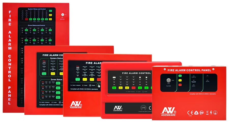 Asenware 8 zone система контроля пожарной сигнализации