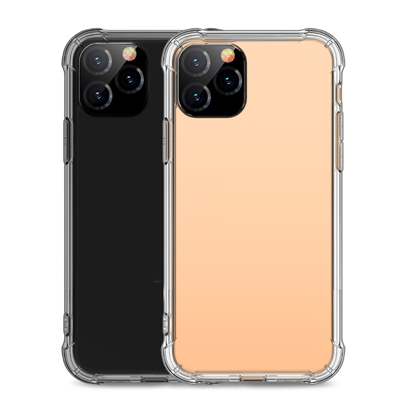 Противоударный прозрачный чехол с 4 углами для iphone 11, мягкий прозрачный чехол из ТПУ для сотового телефона iphone XI