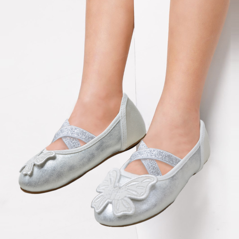 RTS Factory wholesale party children princess girl dress flat shoes shoes kids girl
