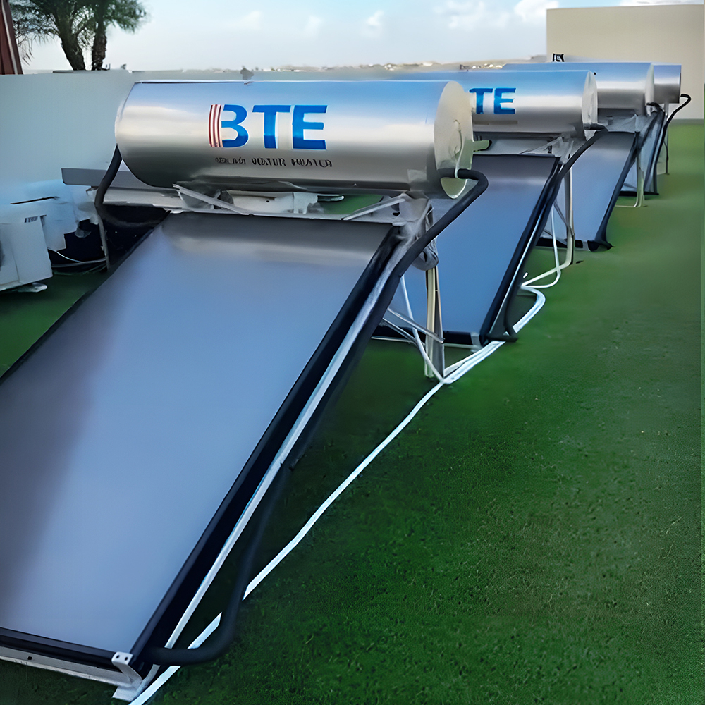200L 300L Flat Plate Solar Water Heater System Solar Thermal Heater for 4-5 People
