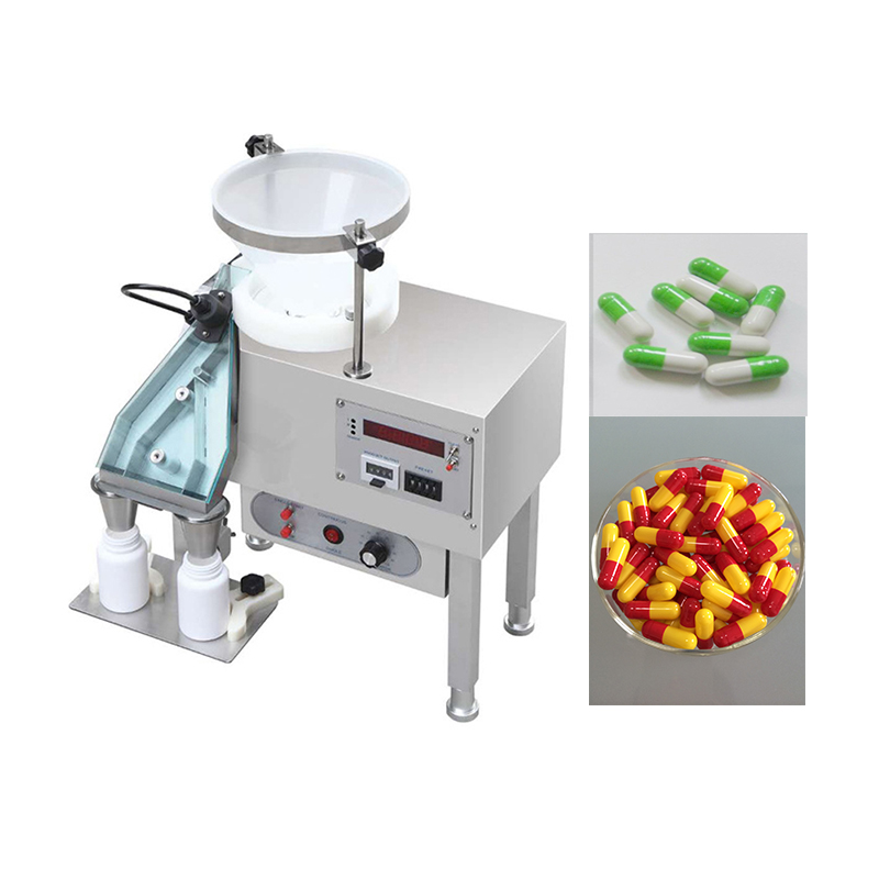 Accurate counting small automatic vertical capsule counting machine
