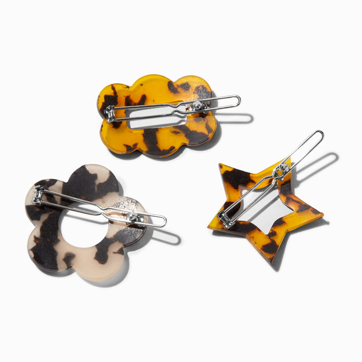 French retro summer wave hairpin female forehead simple duckbill acetate hair clips