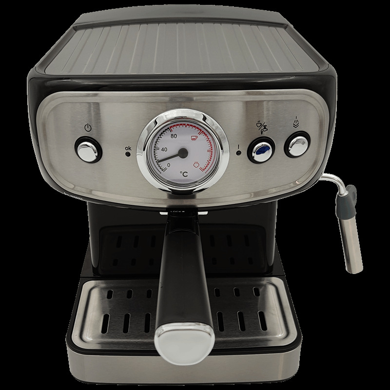 Coffee Making Machines Home Office Small All-in-One Italian Visible Temperature Pump Pressure Milk Frother Semi-Automatic