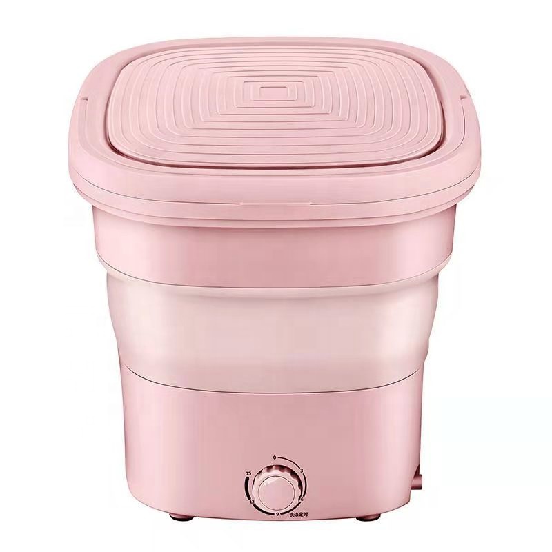 2021 factory New single tub washing Folding portable mini washing machine with spin dryer 1.5kg