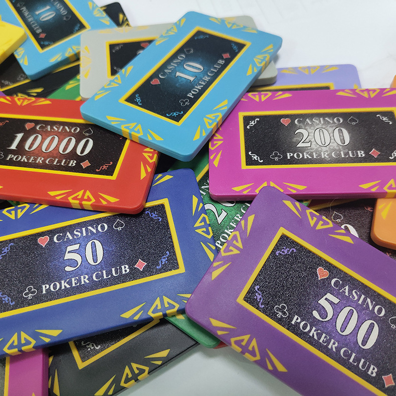 Sublimation Poker Chip Any Design Can Do Custom Cheap Clay Rectangular Poker Chips With Customized Value For Casino Clay Chips