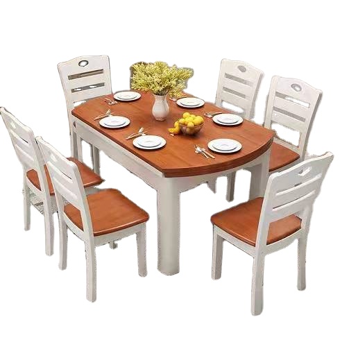Dining chair dining table glass marble dining table set Nordic luxury modern home rock plate combination factory wholesale