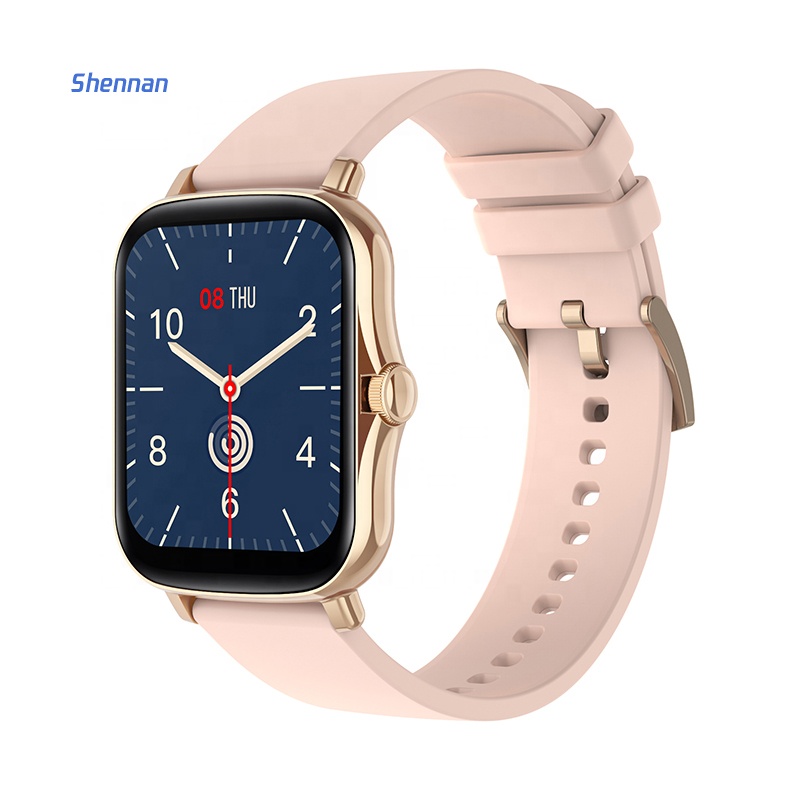 2021 Shennan IP12 Smart Bracelet 1.72inch Touch Screen Heart Rate Fitness Tracker Rotate Button Long Standby Ladies Smart Watch