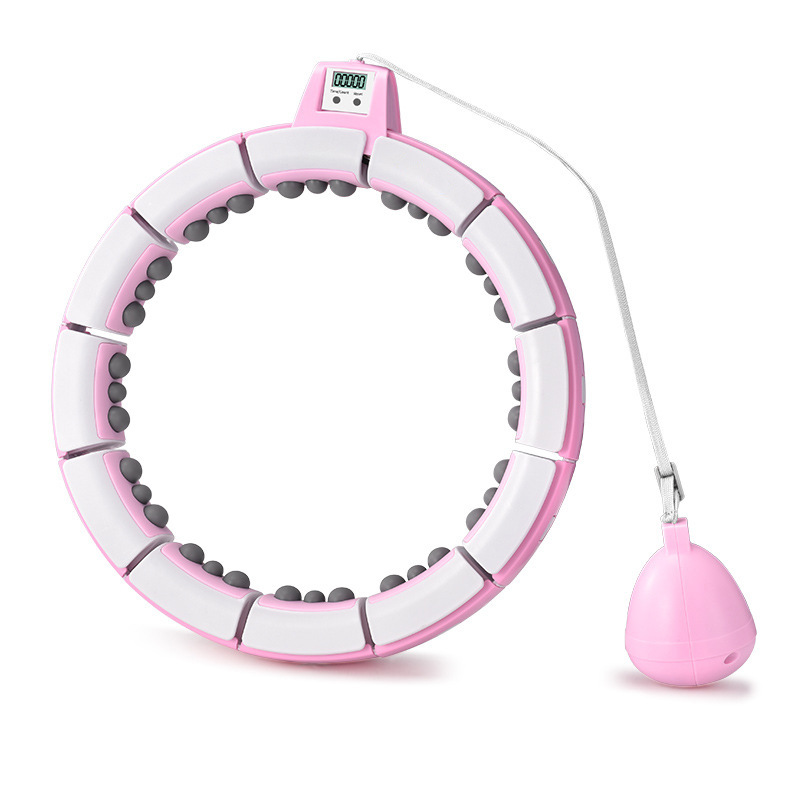 2021 weighted exercise fitness fat burning Smart Hula ring hoops intelligent record data with adjustable weighted for adults