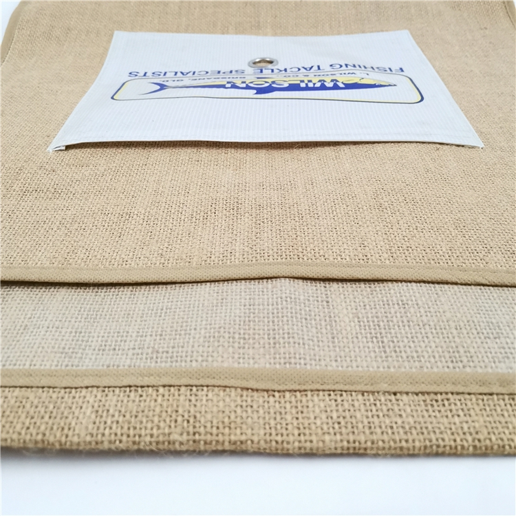 Многоразовая Экологически чистая Джутовая сумка для покупок Hessian, Упаковочная Сумка для рыболовных снастей