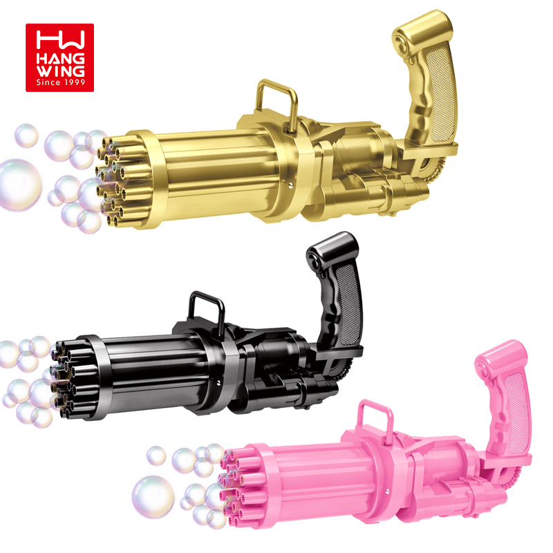Eighteen Hole Guns Toy Blowing Blaster Outdoor Games Summer Party Portable Blower Water Pistola de burbujas Gatling Bubble Gun