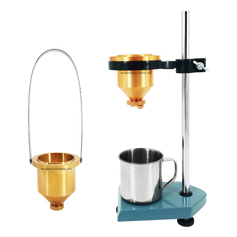 T-4 Fine Copper Brass Viscosity Cup T 4 Portable Type Desk Type