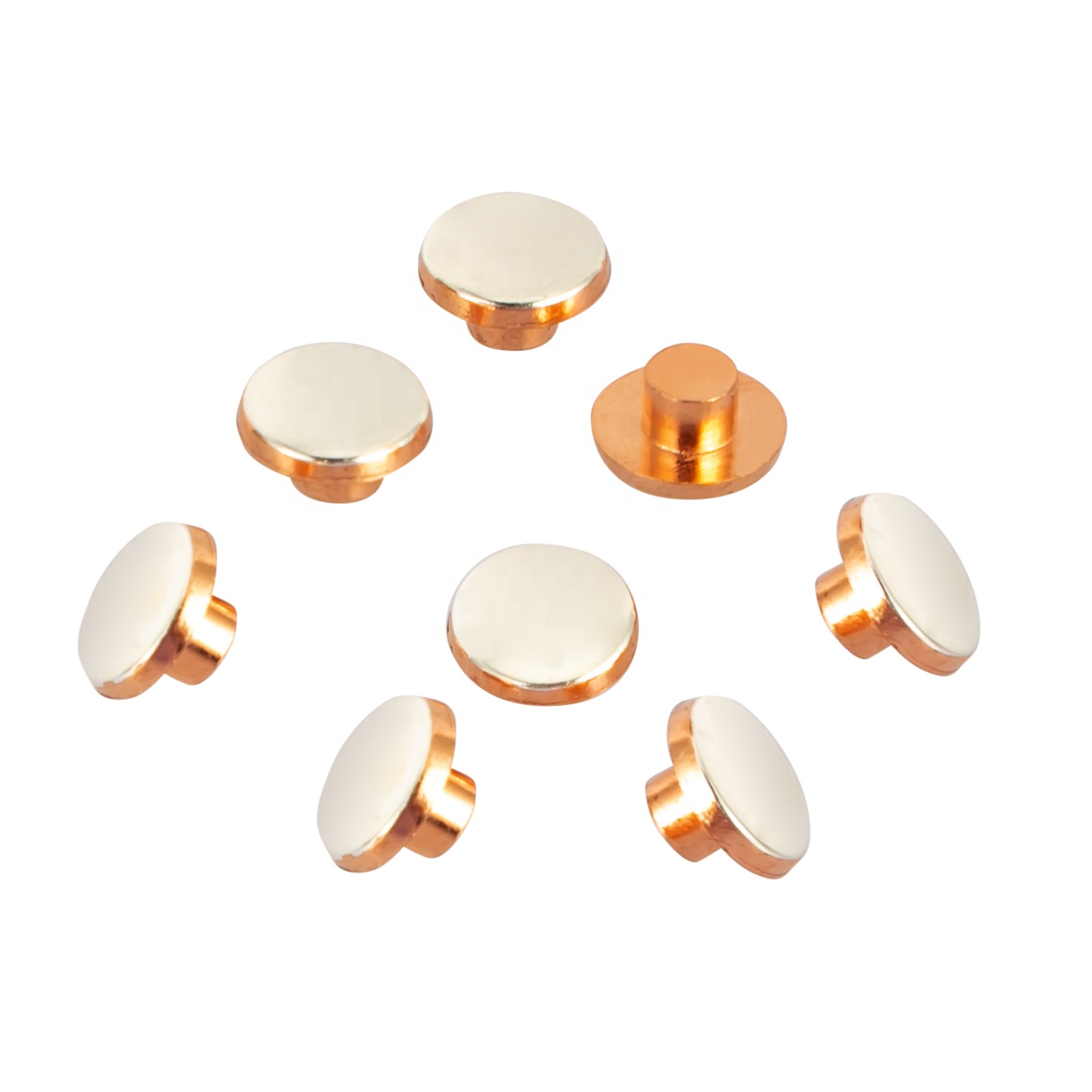 Electrical silver Contact Bimetal Contact rivets High quality silver electrical contacts