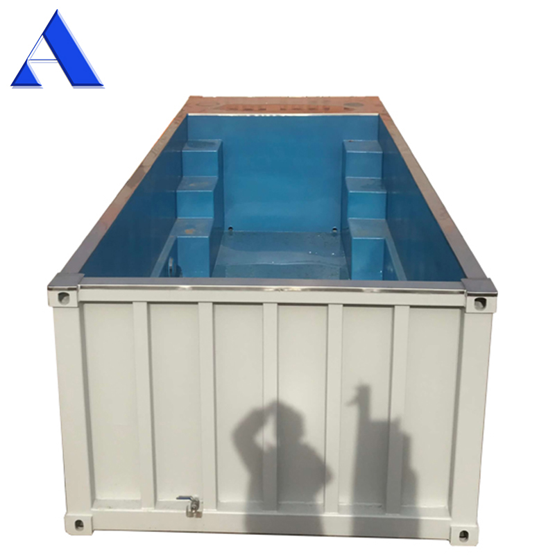 Hot Selling Custom Made 20ft Shipping Container Swimming Pool
