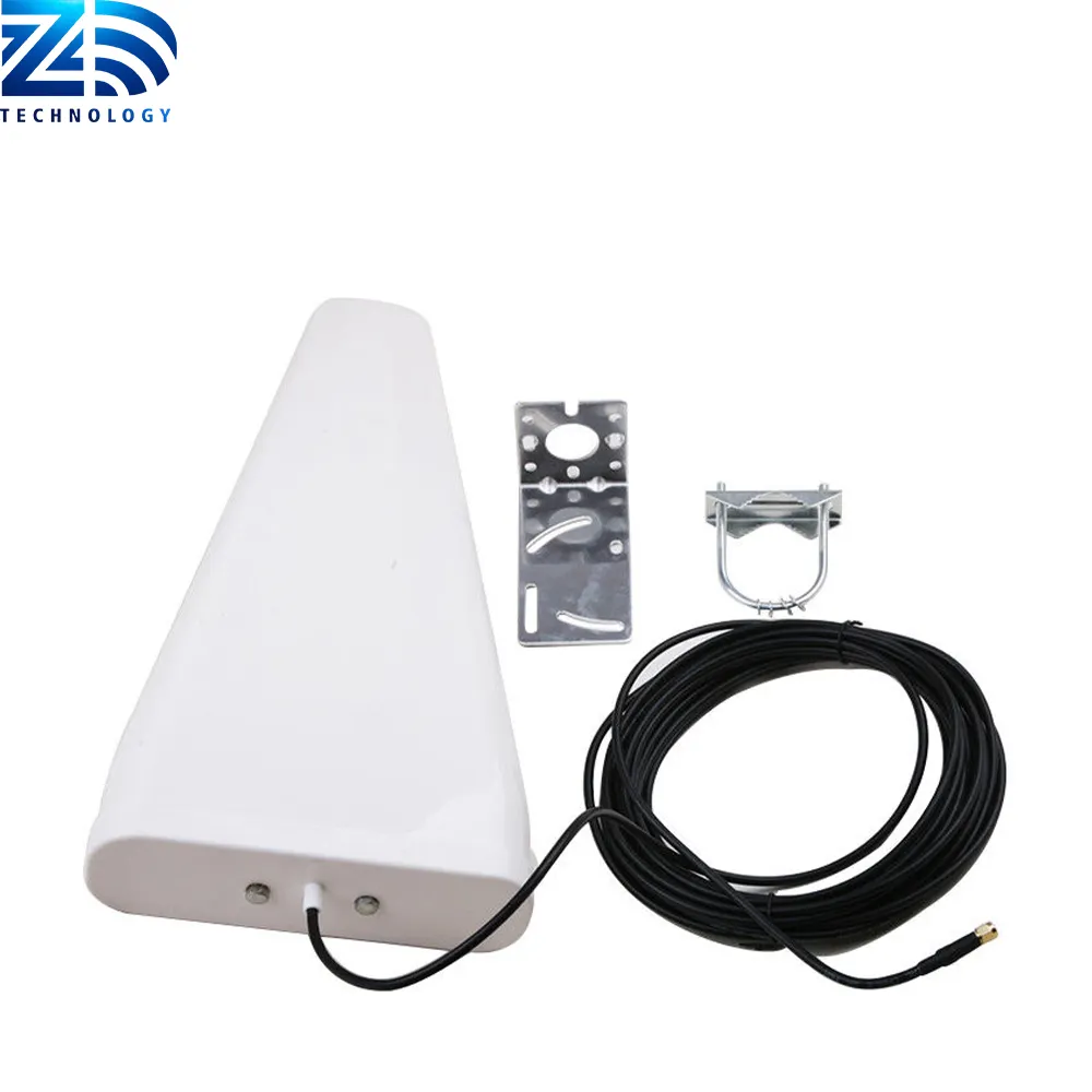 RF highly directional 800-2500MHz Wide band mobile signal booster Yagi Antenna 11dBi N-Female