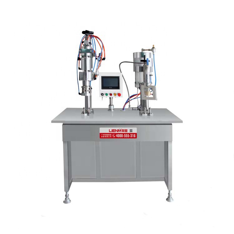 Professional Manufacturer Semi-automatic Bag On Valve BOV Aerosol Filling Machine