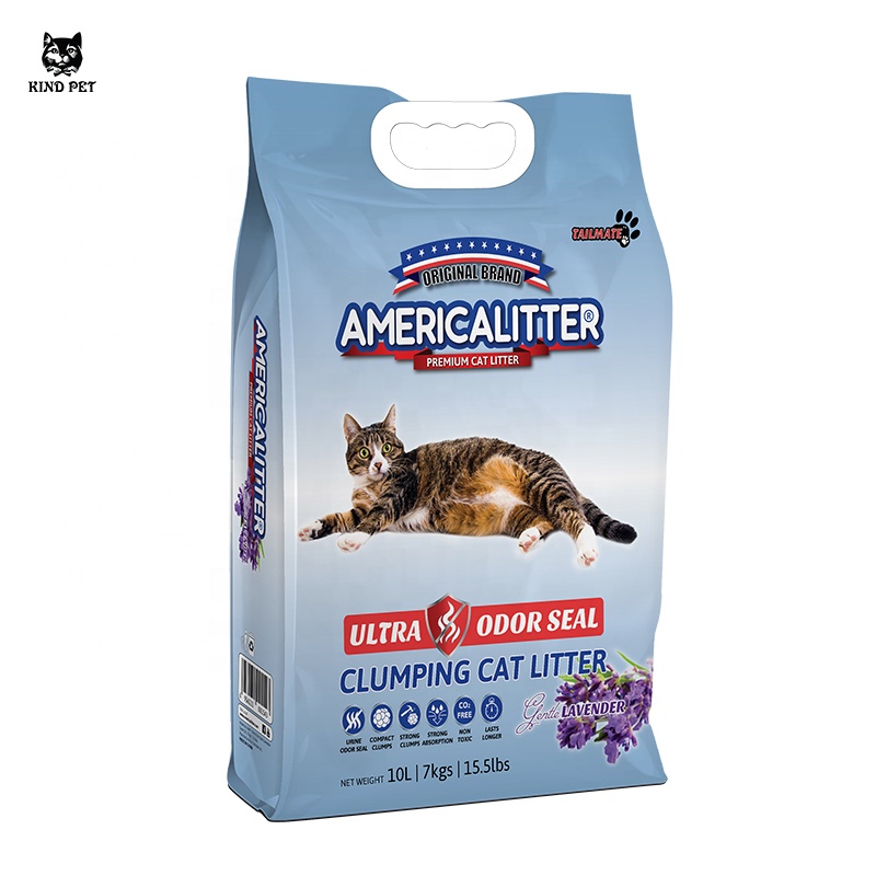 Pet product supplier cat litter ultra odor seal cat sand litter