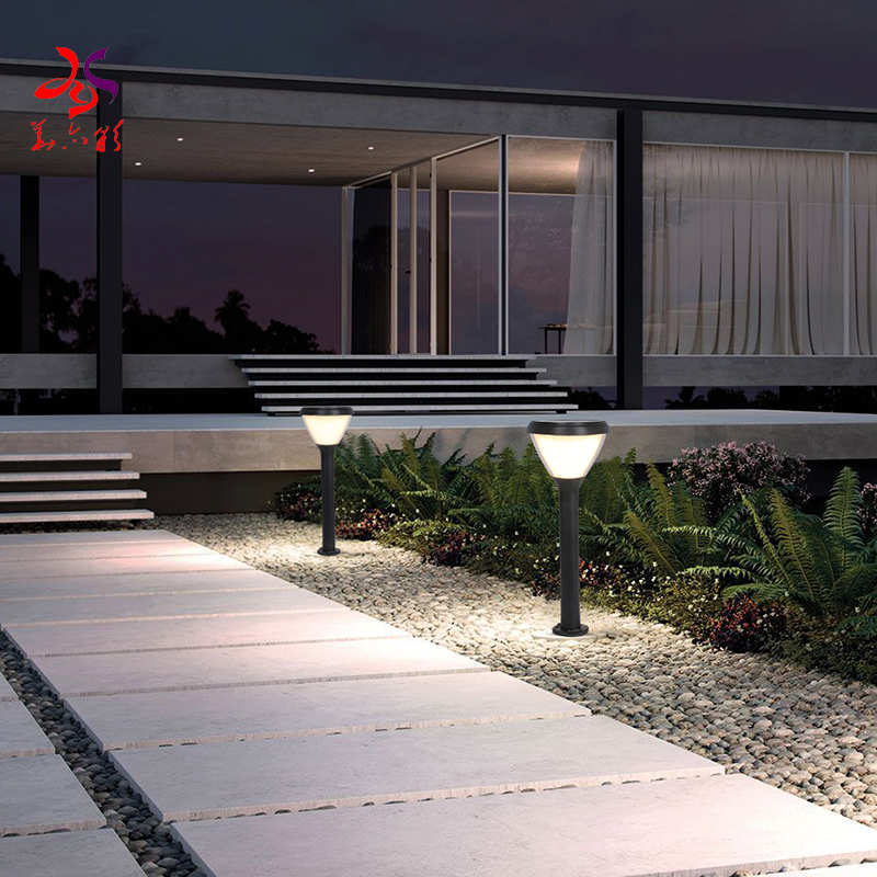 Heart-shaped aluminum solar lawn lamps garden lights solar powered 4.5W/5V Outdoor LED Solar Garden Light lawn lamp