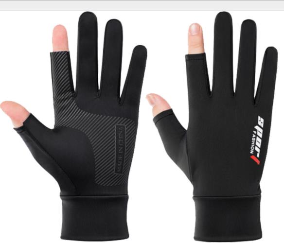 Cycling gloves men's spring and summer all finger outdoor sports touch screen thin cycling anti slip protective gloves