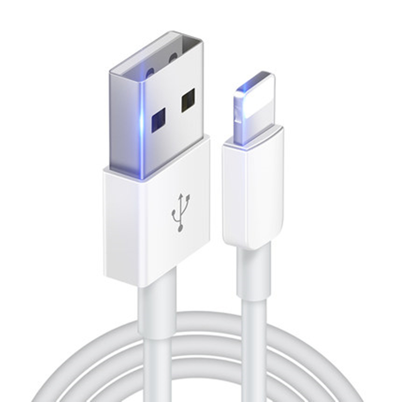Высококачественный USB-кабель с подсветкой для iPhone 11 2,1 А, USB-кабель для быстрой зарядки и передачи данных для iPhone, зарядный кабель для iPhone, зарядное устройство