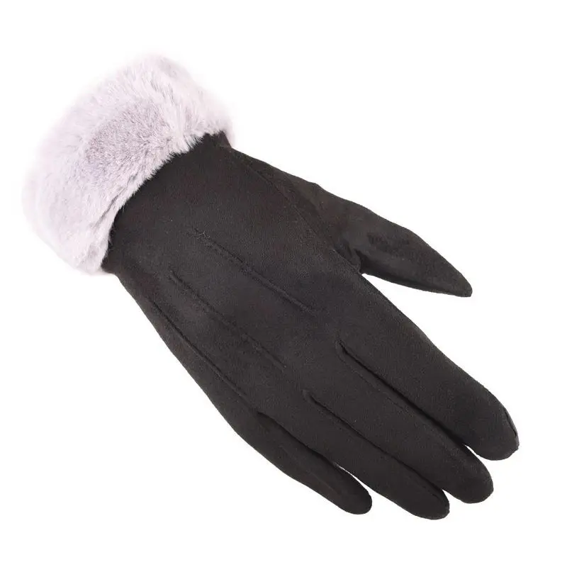 winter gloves woman winter keep warm cold weather soft cute color outdoor girl