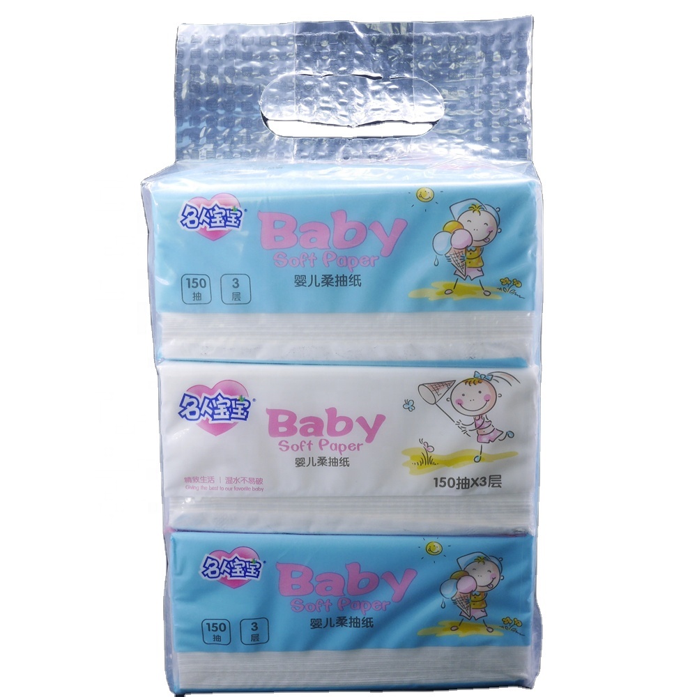 Factory Customized Wholesale Boxed Facial Tissue Safety Towel Tissues