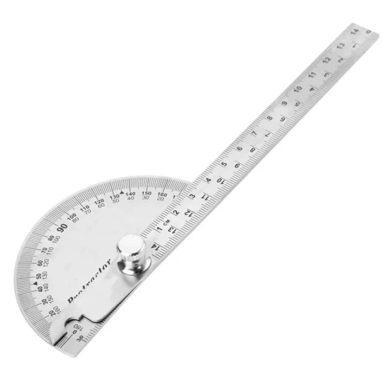 Angle ruler hand measuring angle ruler 180 steel angle simple Protractor