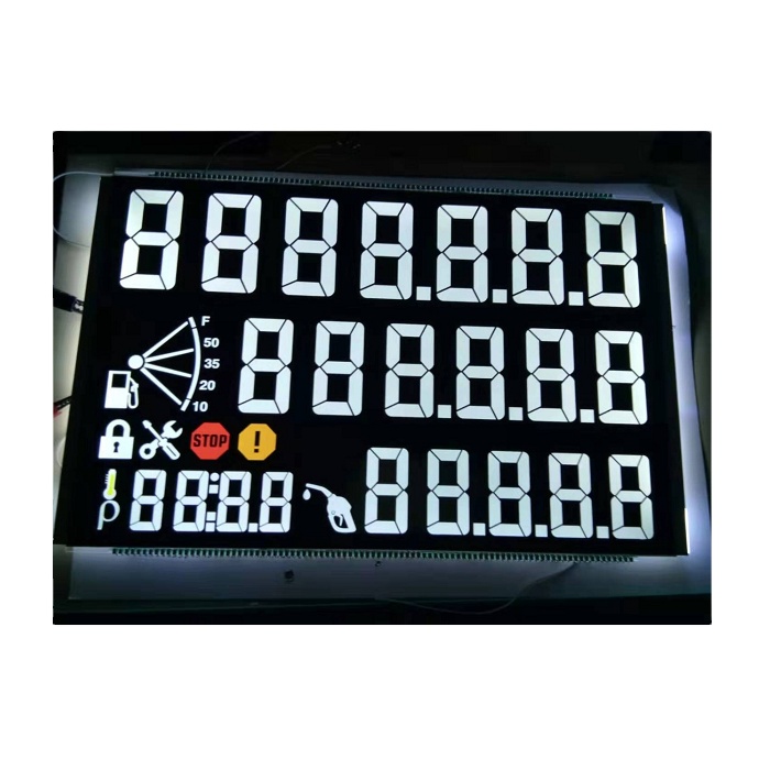 Best price custom 4 digit 7 segment lcd display for industrial device