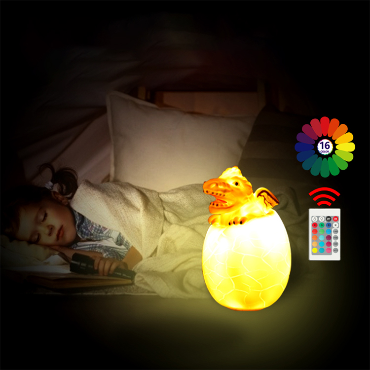 Intelligent Touch Control Coluor Changing Desk Lamp 3d Baby LED Night Light