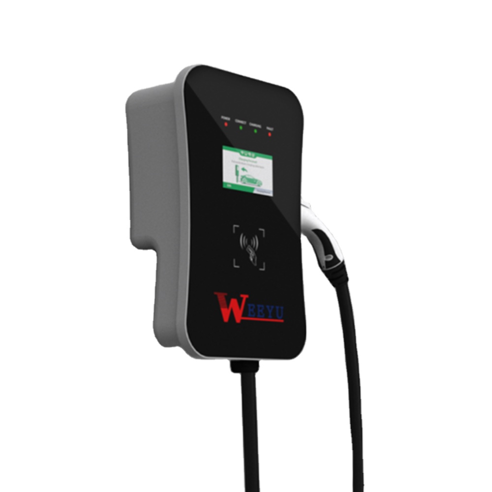 Weeyu 7 кВт Тип 2 под заказ EV зарядная станция для электрического автомобильного зарядного устройства