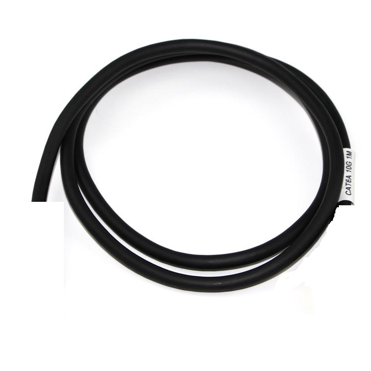 Cat6a 24AWG TPU мягкая оболочка патч-кабель экранированный lan-кабель