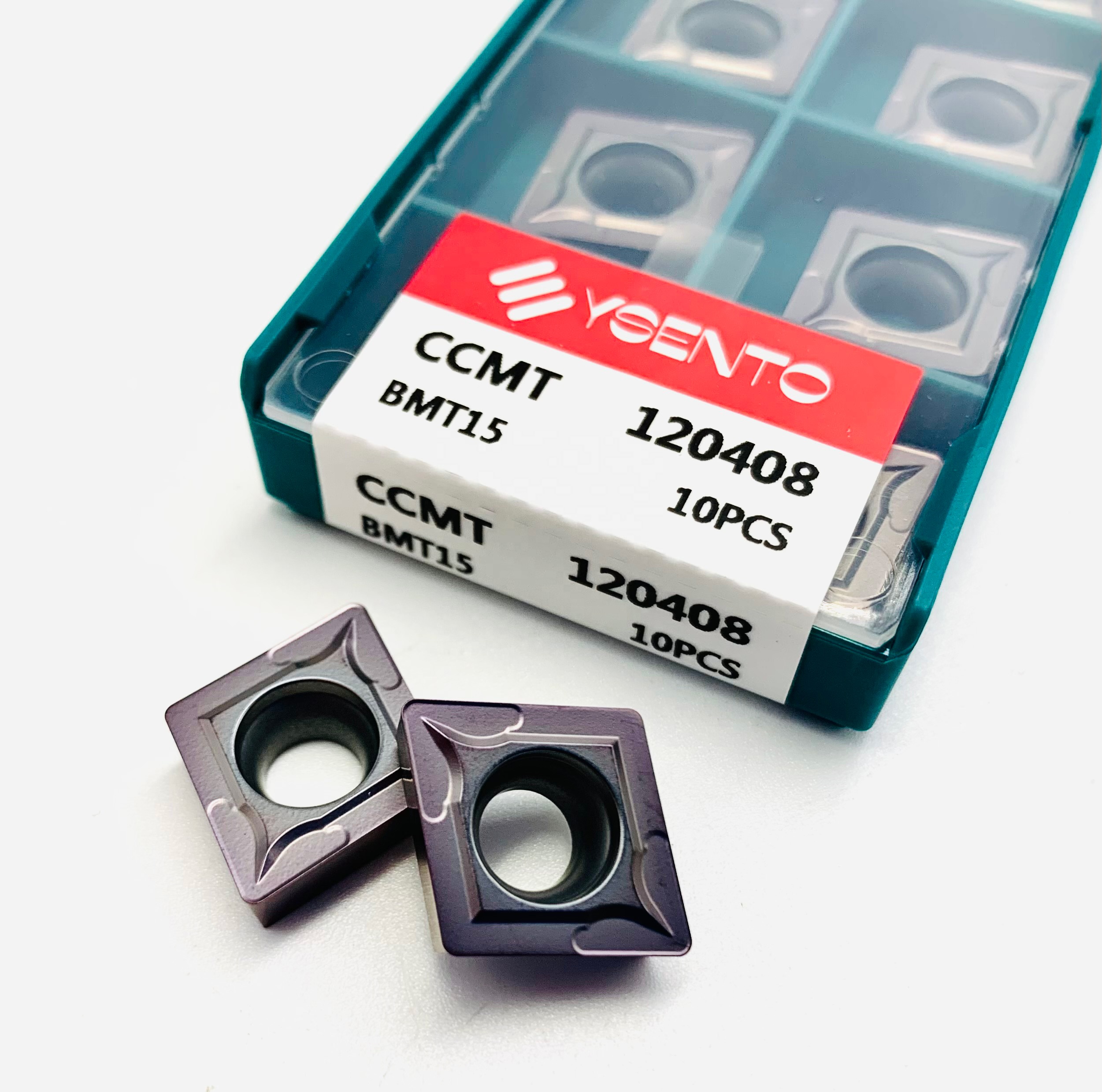 CNC Controlled Precise Turning Lathe Tool Insert CCMT120408 with Tungsten Carbide and Cemented Carbide Coating