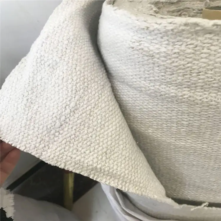 Newest Hot Sale Industrial Fireproof Soluble  Ceramic Fiber Cloth
