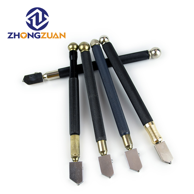 Лучшая Профессиональная железная ручка ZHONGZUAN tc17, резак для резки стекла, масляные резаки для резки стеклянной плитки