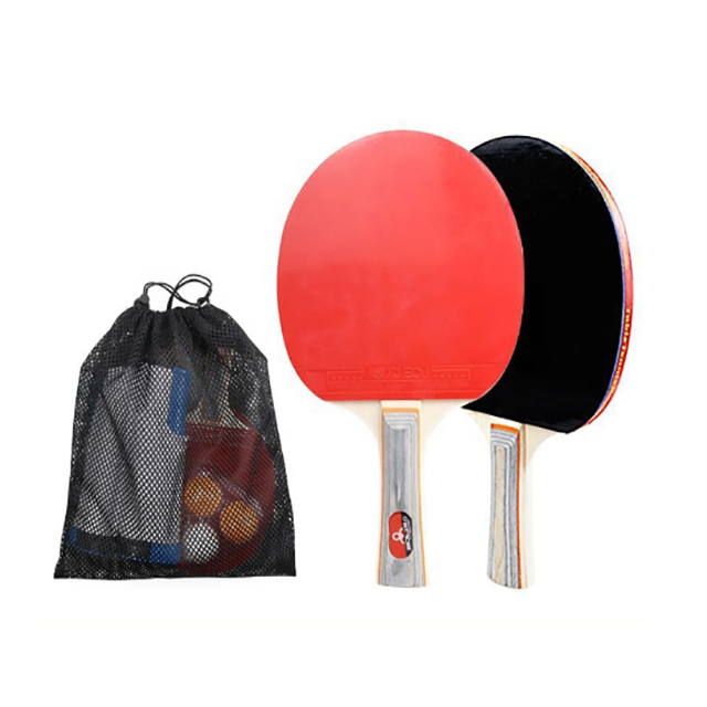 High Quality Ping-Pong Paddles Net Balls Table Tennis Rackets Set With Net Bag