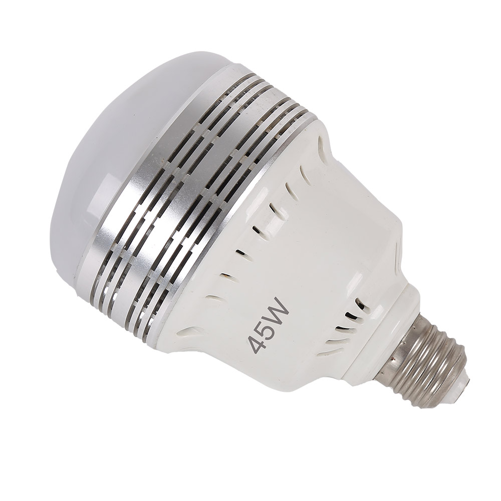 E27 4500LM 25W 35W 45W светодиодные лампы для фотосъемки/лампа 5500K белая лампа с вентиляционным охлаждением