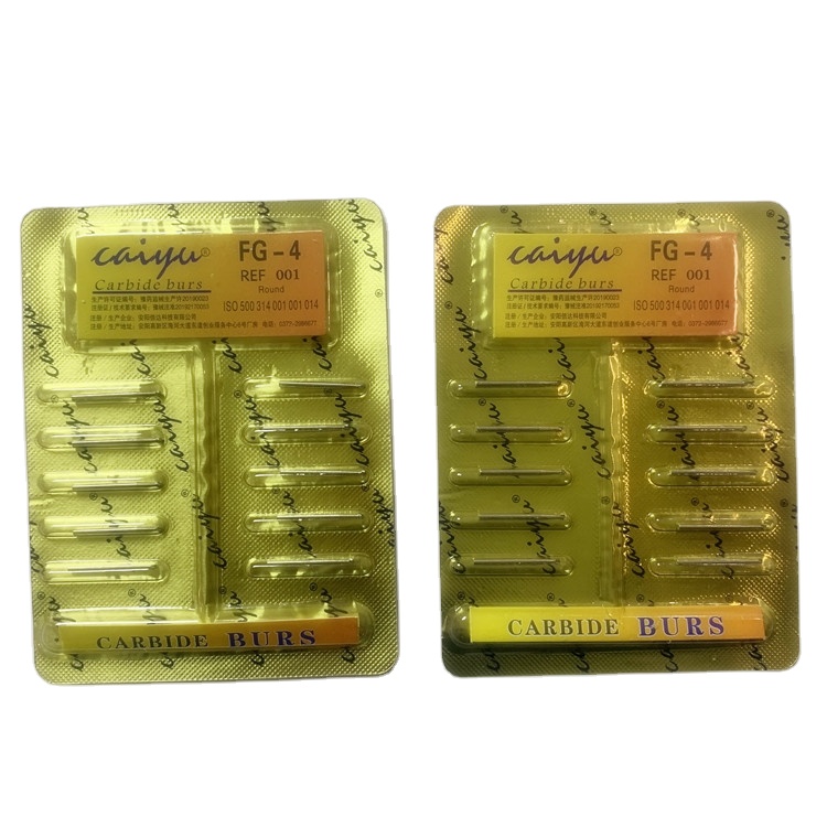 Стоматологические карбидные боры хорошего качества Caiyu для продажи