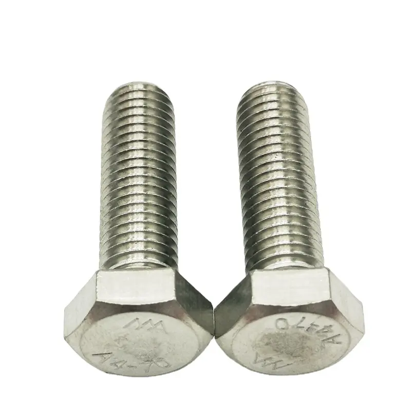 Hot selling durable stainless steel DIN961 hexagon bolt fasteners