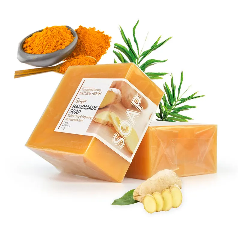 Мыло с куркумой от частного бренда, натуральное мыло из куркумы, экстрактная черная краска, мыло для отбеливания кожи лица и тела от акне
