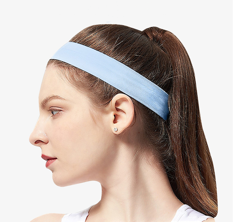 Running Absorbing Headbands Sports And Exercise Breathable Fitness Outdoor Sweat Guiding Hair Band