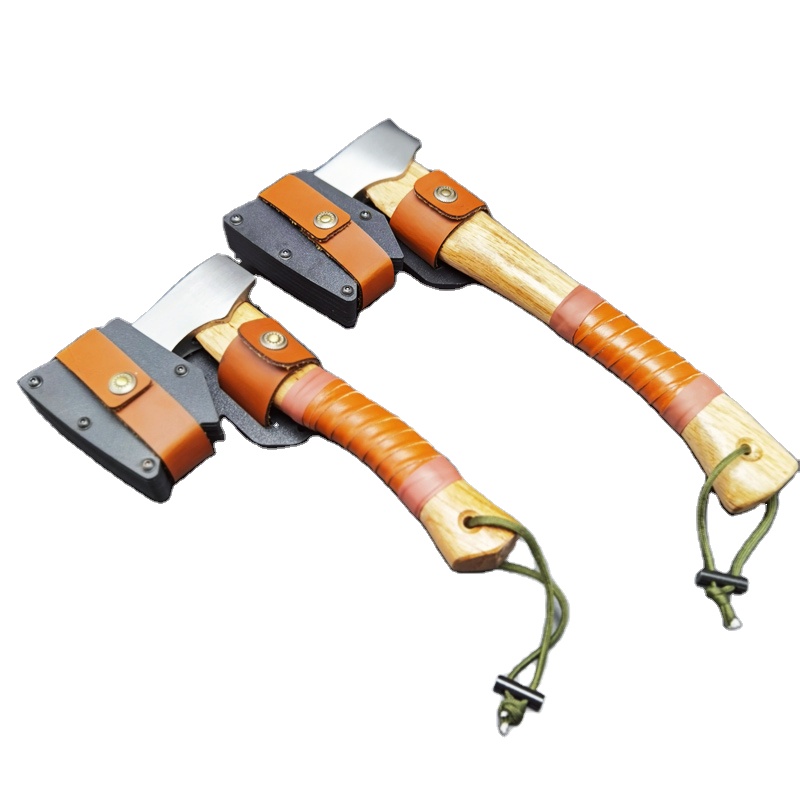 Chinese supplier sell outdoor camping axe black stainless steel axe camping handmade axe