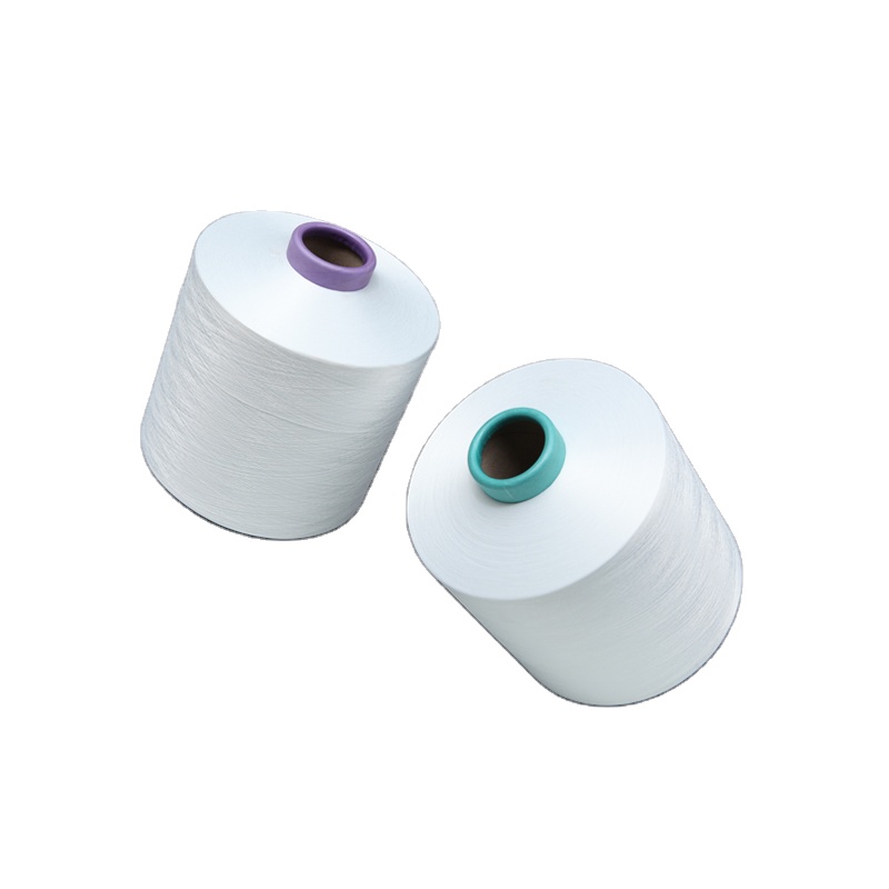 High Tenacity DTY 150D/144F Raw White SIM 100% Polyester Crochet Yarn