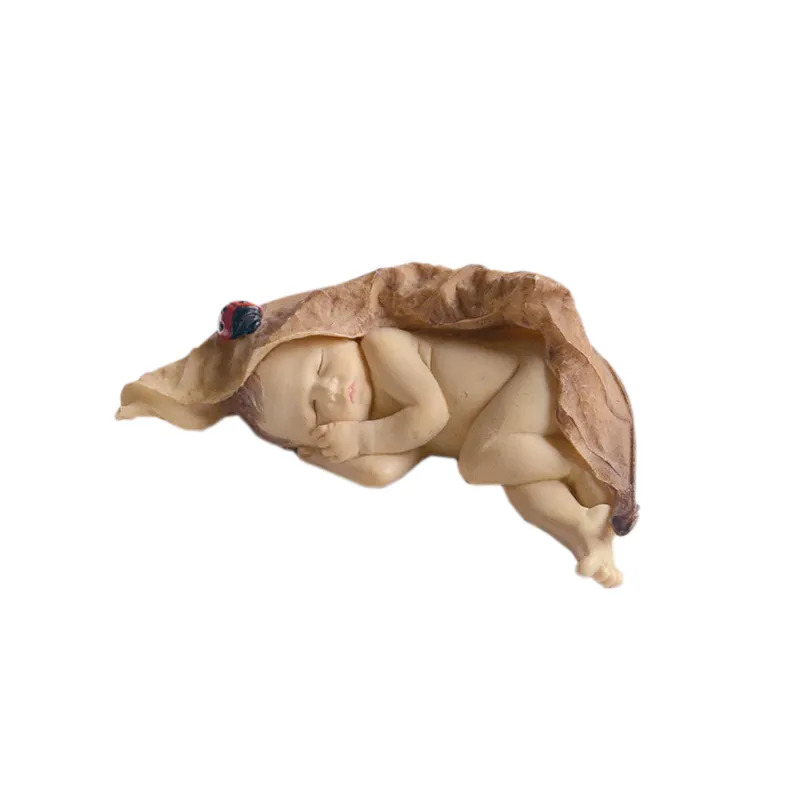 Керамическая пальмовая рука спящий ребенок ангел подарок на день рождения статуэтка