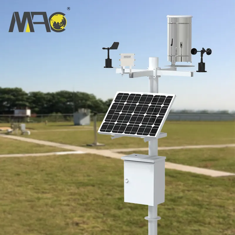 Macsensor high precision outdoor weather station 0.2mm tipping bucket rain gauge