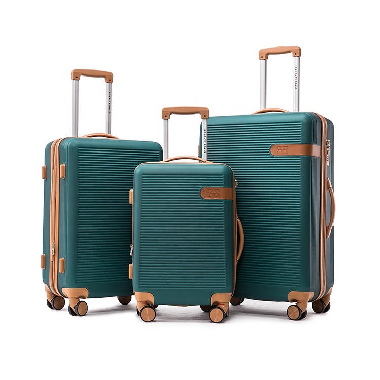 new arrival 20/24/28 leather suitcase luggage set