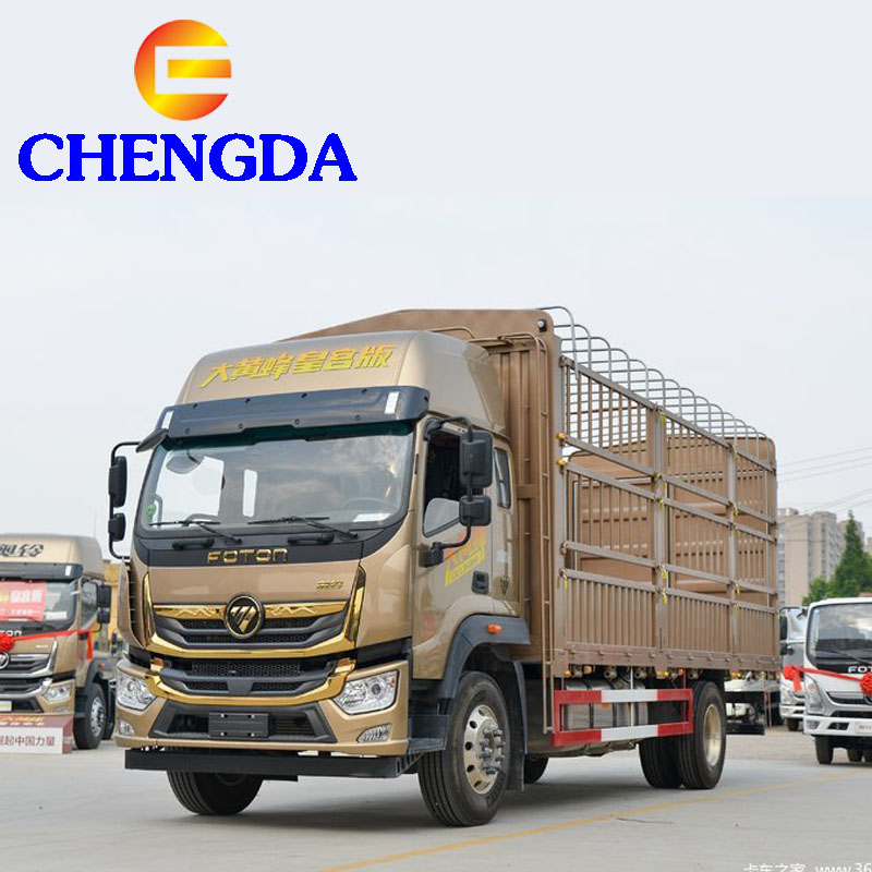 china hot sale 4x2 foton new fence cargo truck manufacturers for sale