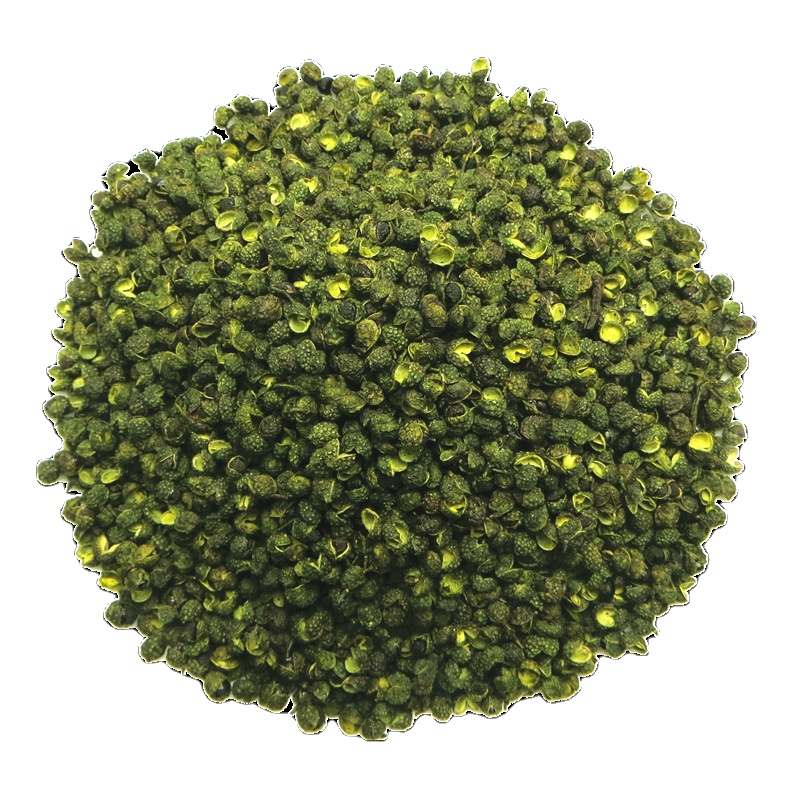 Chinese Sichuan Spicy Food Grade Organic Dry Green Pepper Green Peppercorns