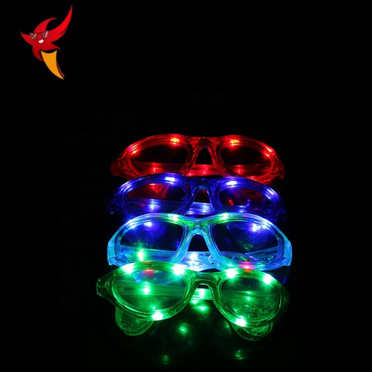 best selling colorful led party glasses custom party character fashion led glasses